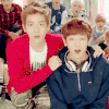 EXO 朴灿烈 边伯贤 吃惊