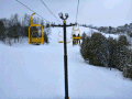 滑雪 雪花 雪原 缆车 skiing