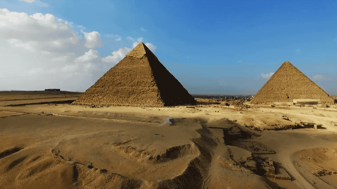 金字塔 俯视 壮观 埃及