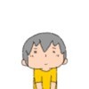 卡通 小男孩 呆萌 黄上衣