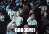 再见 goodbye 挥手 小孩