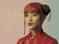 美女 漂亮 可爱 红色