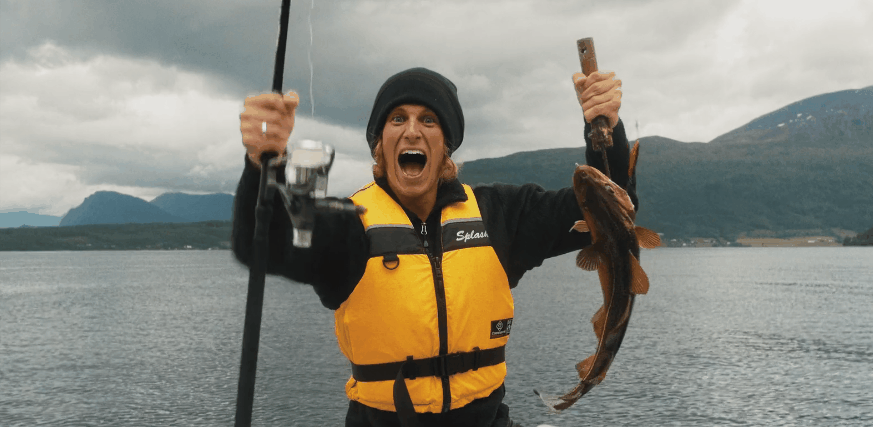 北欧 呼喊 开心 挪威 旅行的意义-挪威之旅 钓鱼 风景