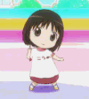 女孩 跳舞 旋转 扭起来