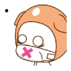 女孩 口罩 眨眼睛 可爱