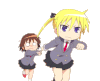 狂奔 搞笑 可爱 气愤 拉手