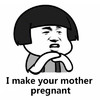 蘑菇头 lmakeyourmotherpregnant 斗图 搞笑 扮鬼脸