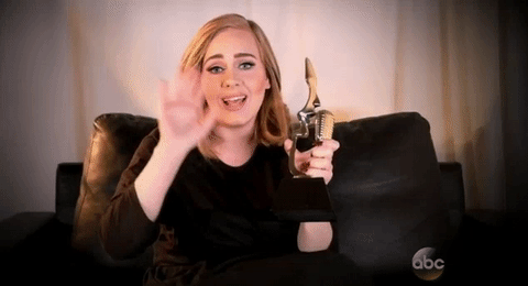 阿黛尔·阿德金斯 Adele 2016公告牌音乐大奖  招手 欧美歌手