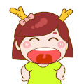 女孩儿 开心 可爱 萌萌哒