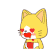 猫咪 爱慕 红心 眼神