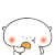 吃东西 鸡腿 红脸蛋 嚼东西 小耳朵