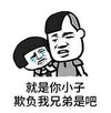 暴漫 文字表情包 就是你小子欺负我兄弟是吧 搞笑 逗 魔性