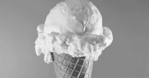 冰淇淋 ice cream food 溶化 美食
