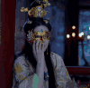 范冰冰  古装  面具  美人  伤心