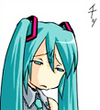 软妹 初音未来 卡通 难受