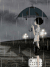 下雨天 少女 雨伞 思念 清新 雨点 文艺小清新