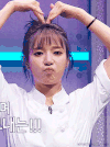爱心 手势 白衣服 女孩 韩国