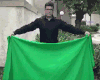 男子 变魔术 搞笑 躲开
