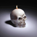 設計 蜡烛 骷髅 GIF 创意 gif