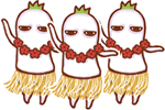 罗罗布 组合 跳舞 花环