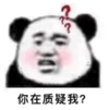 暴漫 文字表情包 你在质疑我 搞怪 沙雕 魔性