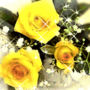 黄色  动图 鲜花 漂亮