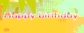 生日祝福 生日快乐 happy 开心