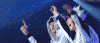 EXO 灿白 五天 比划