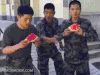 碉堡 好玩的 西瓜  军人