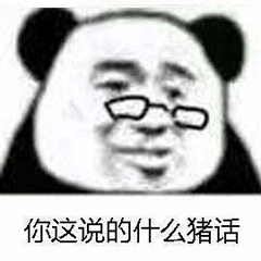 你说的什么猪话 熊猫人
