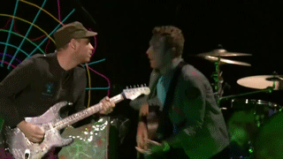 酷玩乐队 Coldplay 克里斯·马汀  弹奏 激情