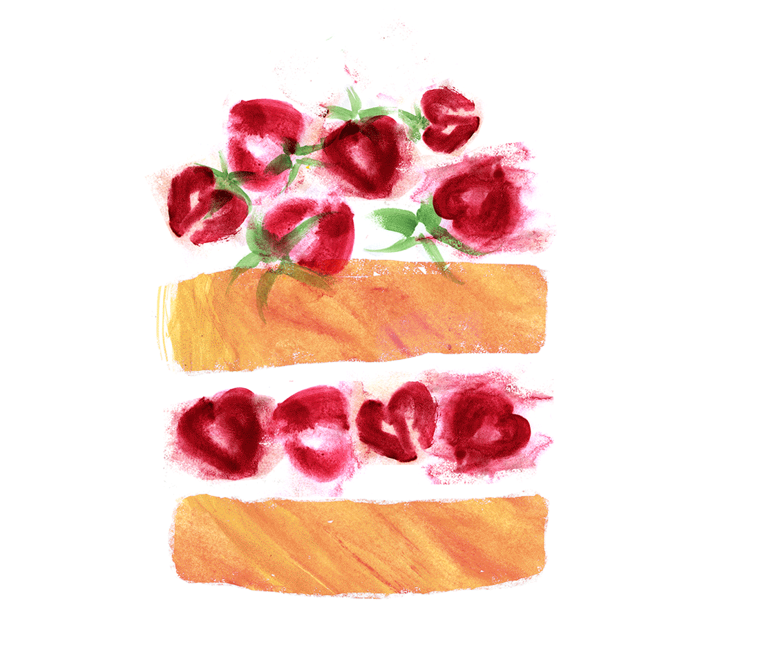 草莓  蛋糕 水果 美味