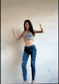美女 跳舞 身材好 扭屁股