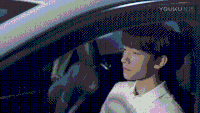杨洋 开车 侧颜 白衬衫