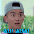 跑男 开心 郑恺 wow 不敢相信 惊呆了