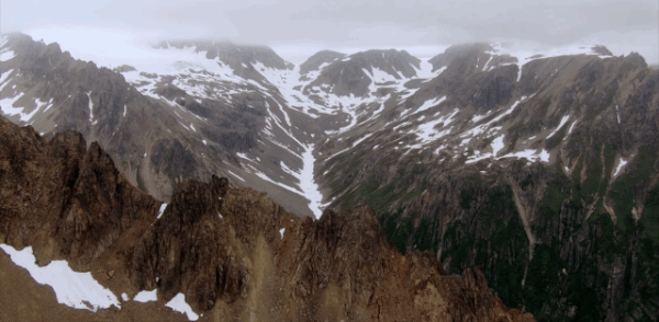 冰川 自然 美景 流云 山峰 雪盖 glacier nature