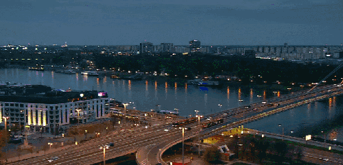 交通 多瑙河-欧洲的亚马逊 夜幕 夜景 纪录片 美