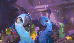 动物 动画 布鲁 撩 电影 萌 里约大冒险2 鹦鹉