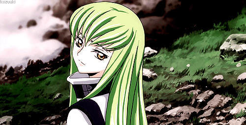 动漫 女孩 说话 草地