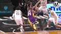 科比 Kobe Bryant 布鲁克林篮网 洛杉矶湖人队 突破 扣篮