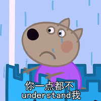 你一点都不 understand 我 委屈巴巴