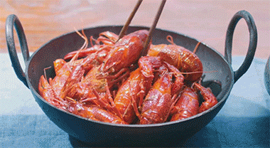 小龙虾 美味 红色 想吃