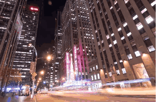 城市 延时摄影 摩登 纪录片 纽约 美国 车流 高楼