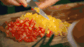 切丁 烤鳕鱼系列 烹饪 美食系列短片 菜椒