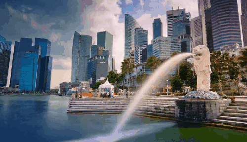 Singapore Singapore2012延时摄影 ZWEIZWEI 城市 新加坡 景点 鱼尾狮花园