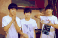 王俊凯 TFBOYS 白衣少年 拍照