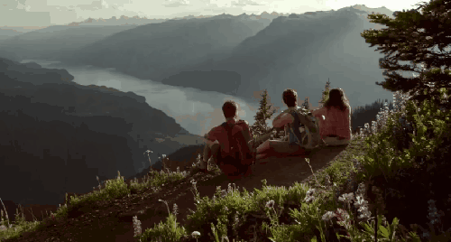 加拿大不列颠哥伦比亚省风光 山脉 山顶 旅游 森林 纪录片 风景
