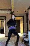 美女 搞笑 跳舞 兴奋