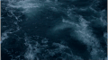 大海 夜晚 浪花 流动 翻滚