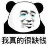 暴漫 文字表情包 我真的很缺钱 搞笑 逗 沙雕